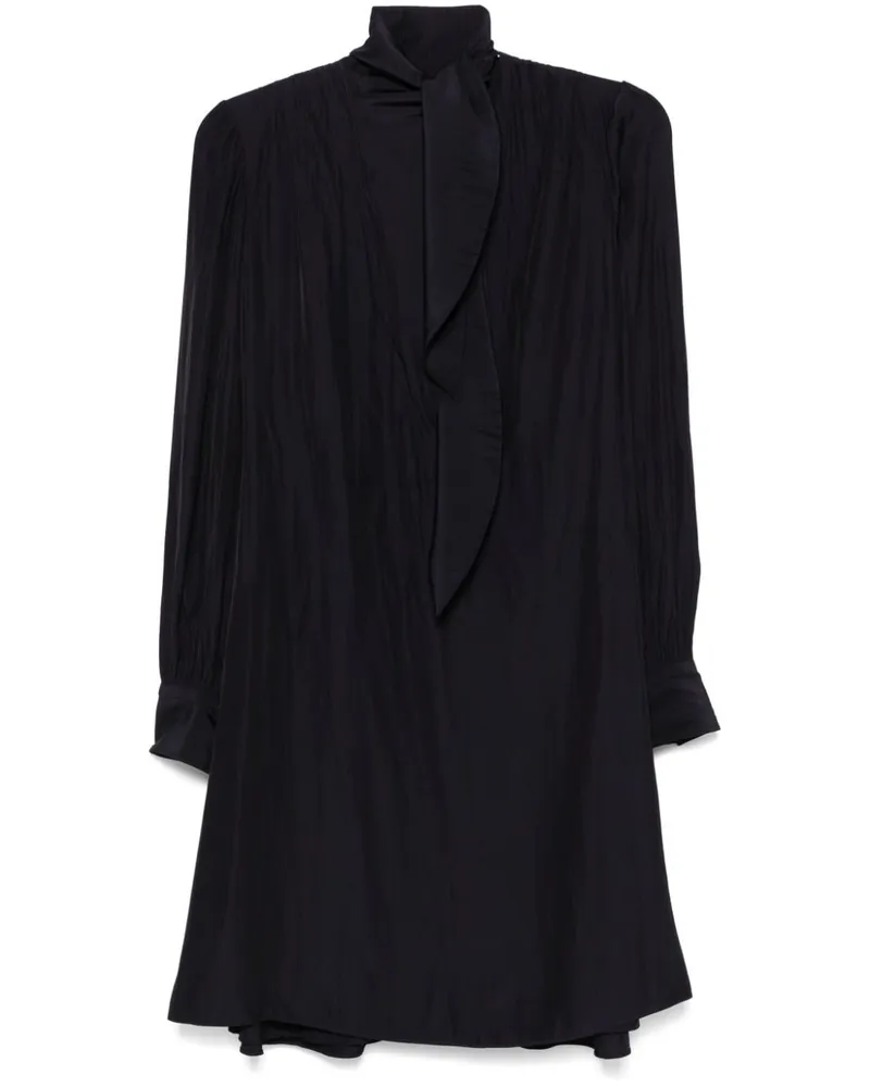 Lanvin Drapiertes Minikleid - Blau Blau