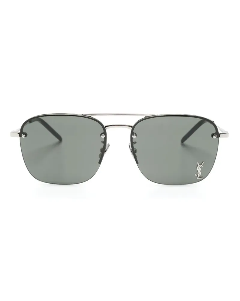 Saint Laurent SL 309 M Sonnenbrille - Silber Silber