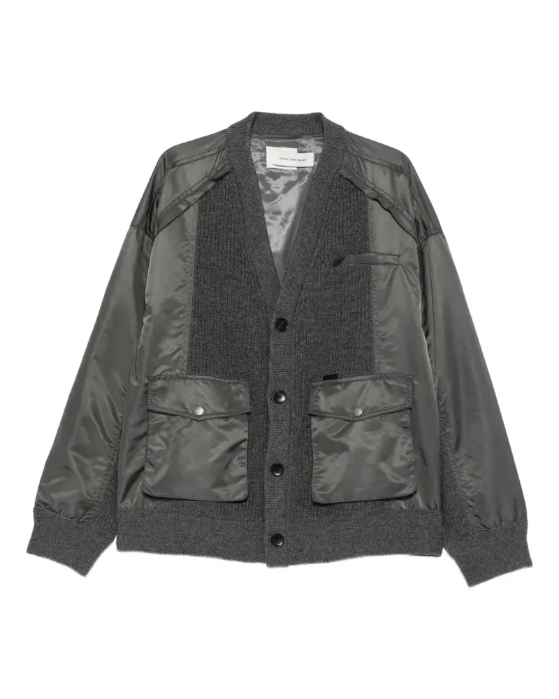 Feng Chen Wang Cardigan im Layering-Look - Grau Grau