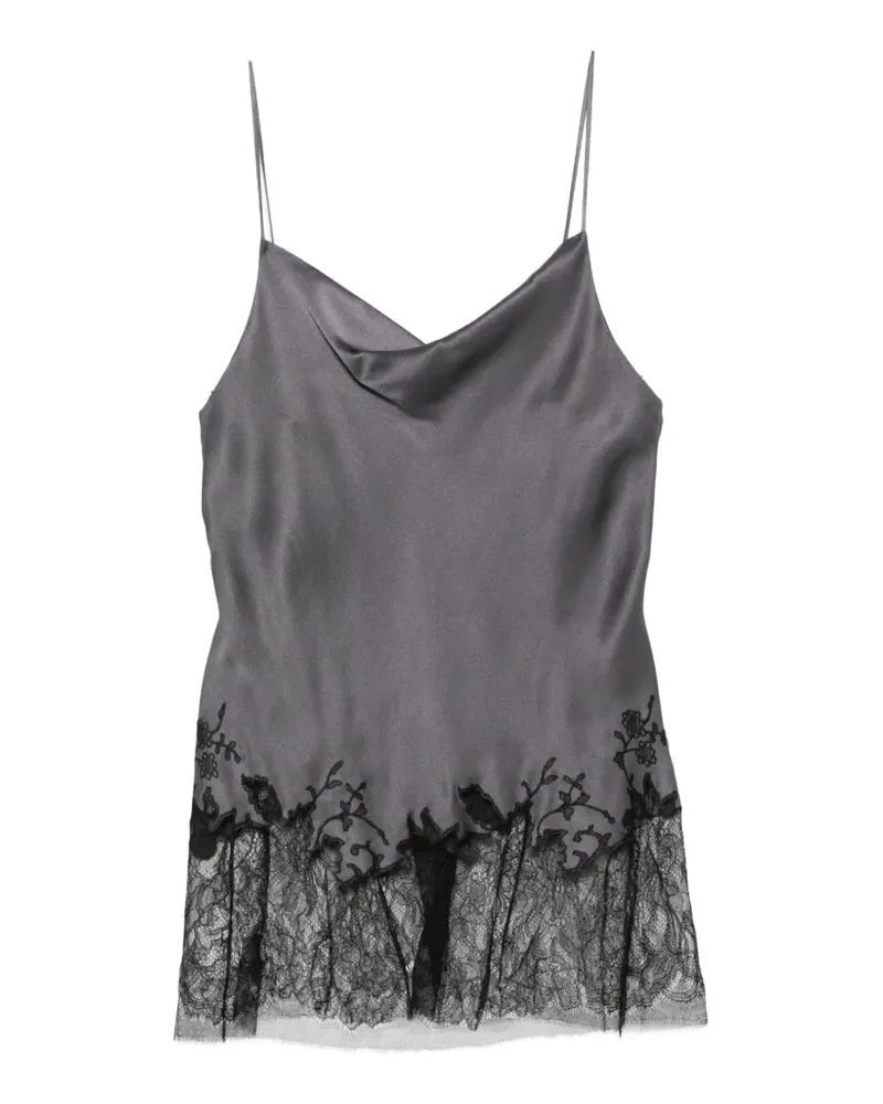 Carine Gilson Camisole-Top aus Seide - Grau Grau