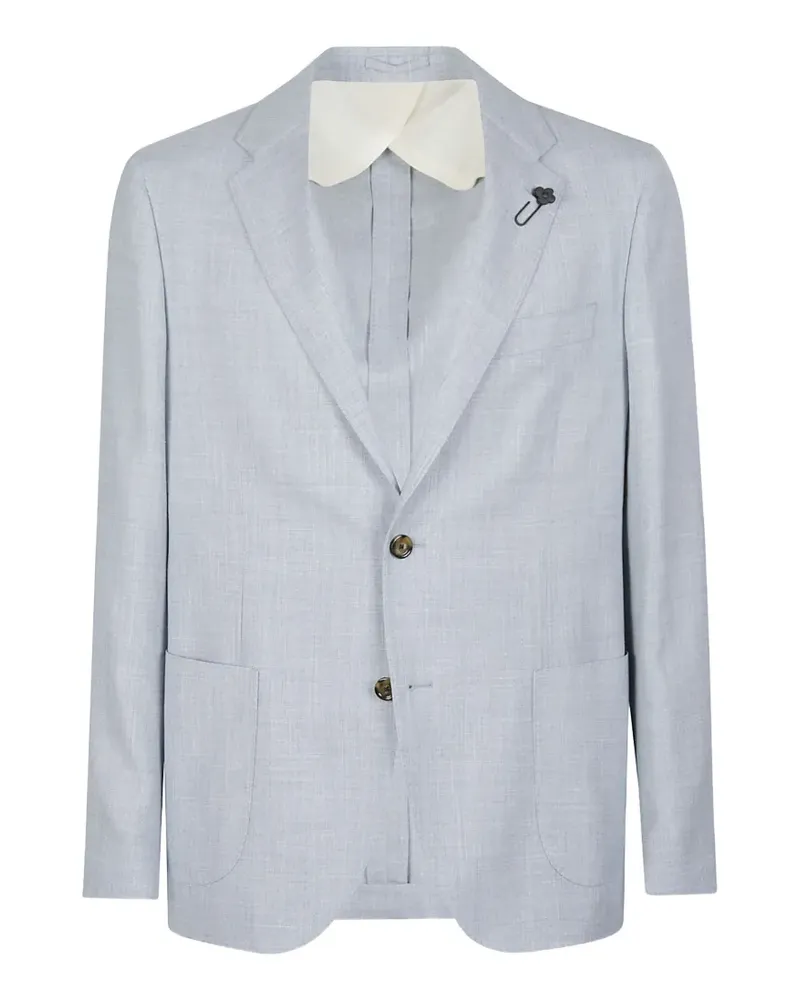 LARDINI button-fastening blazer - Blau Blau