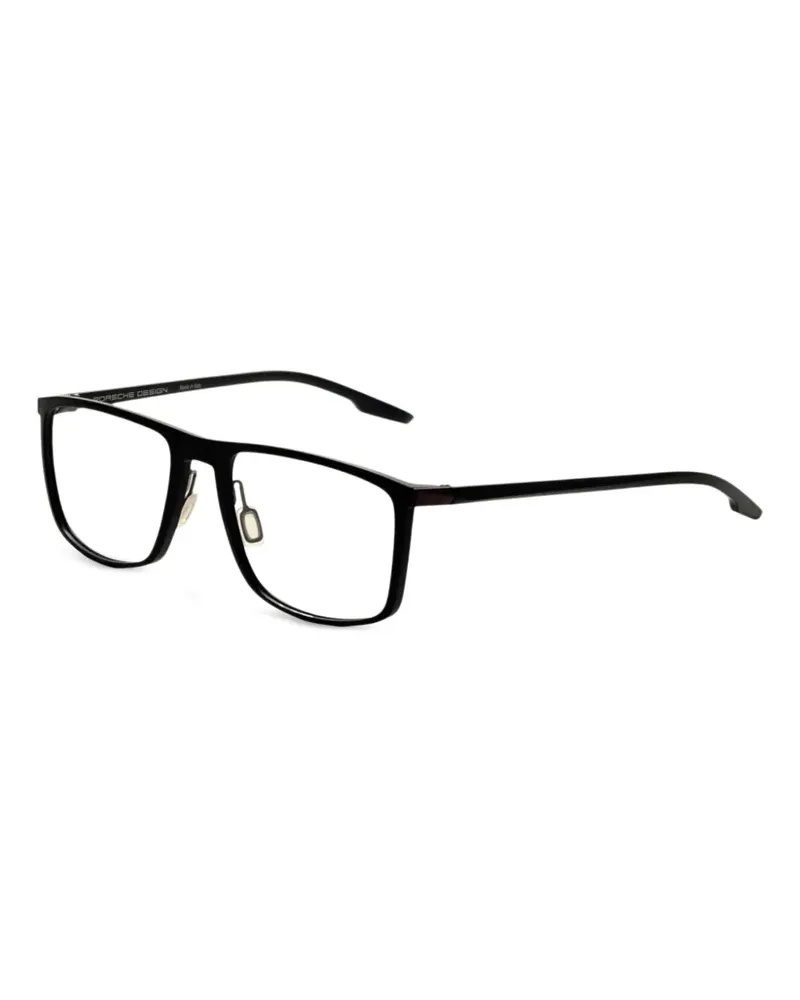 Porsche Design square-frame glasses - Schwarz Schwarz