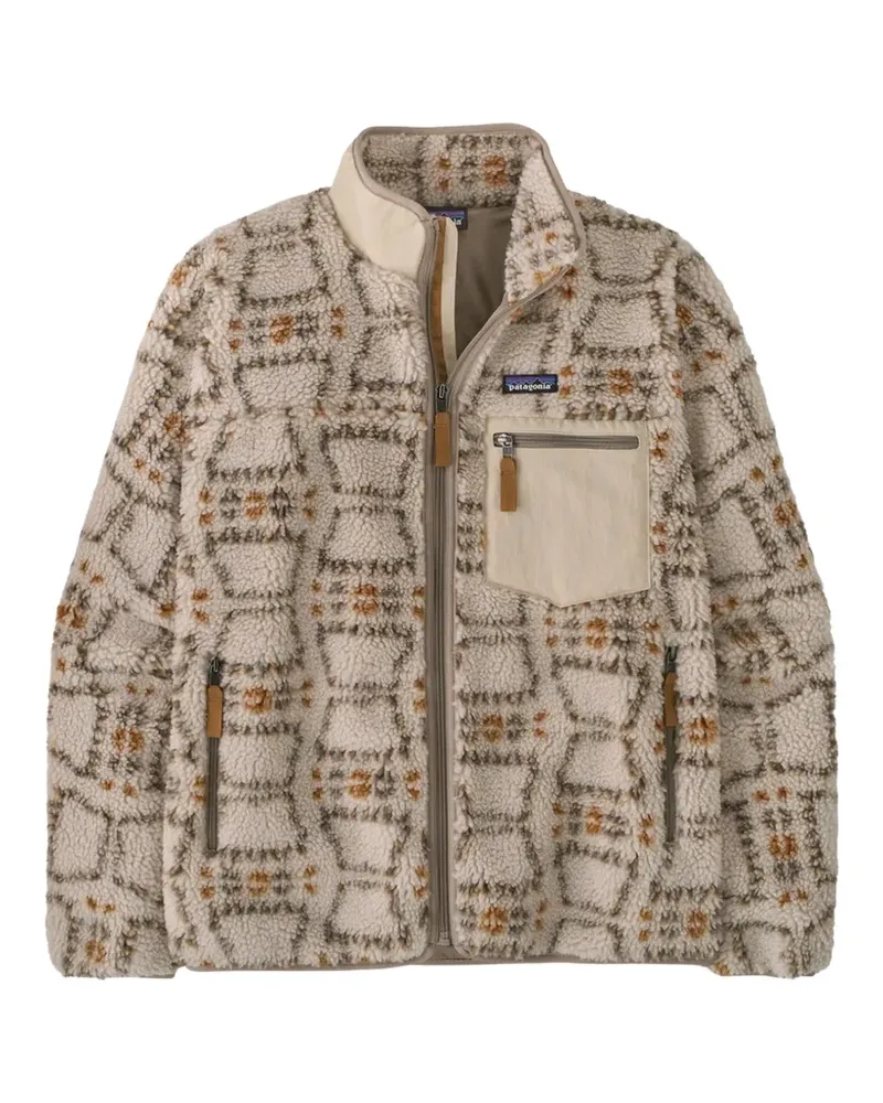 Patagonia M's Classic Retro-X patterned fleece jacket - Nude Nude