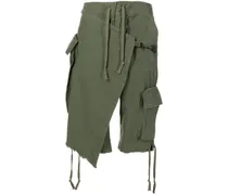 Gewickelte Cargo-Shorts