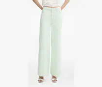 Jeans mit Batikmuster - Grün