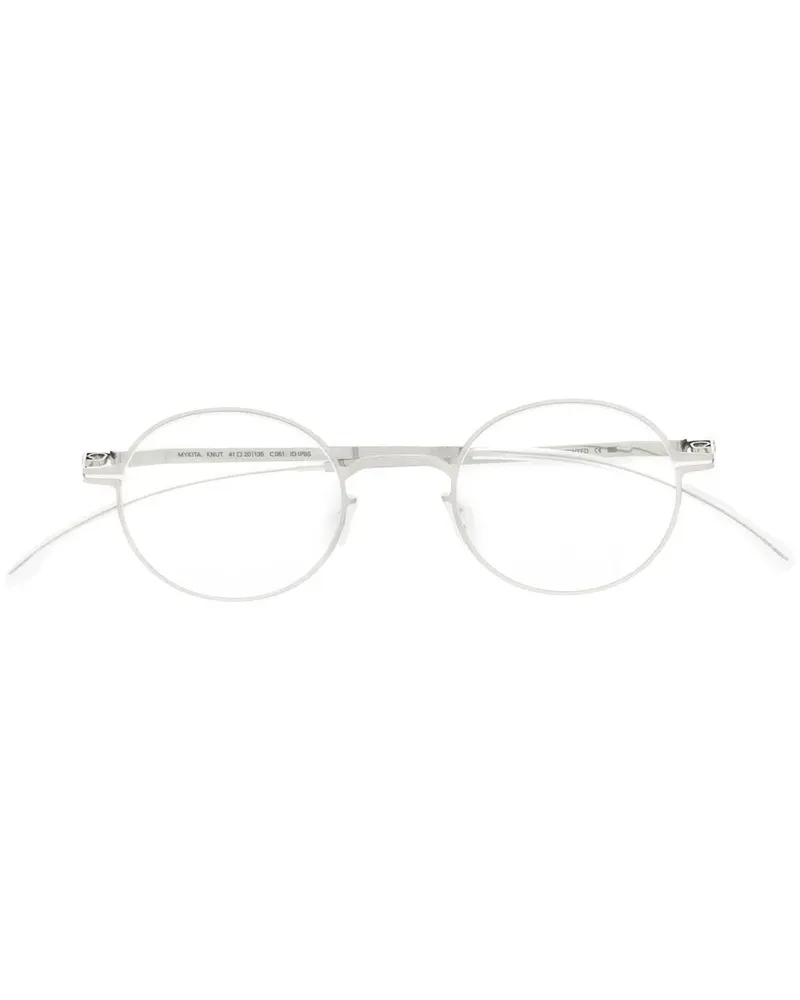 Mykita Brille mit rundem Gestell - Silber Silber