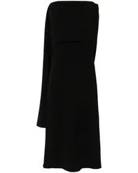 Proenza Schouler Maude Midikleid Schwarz