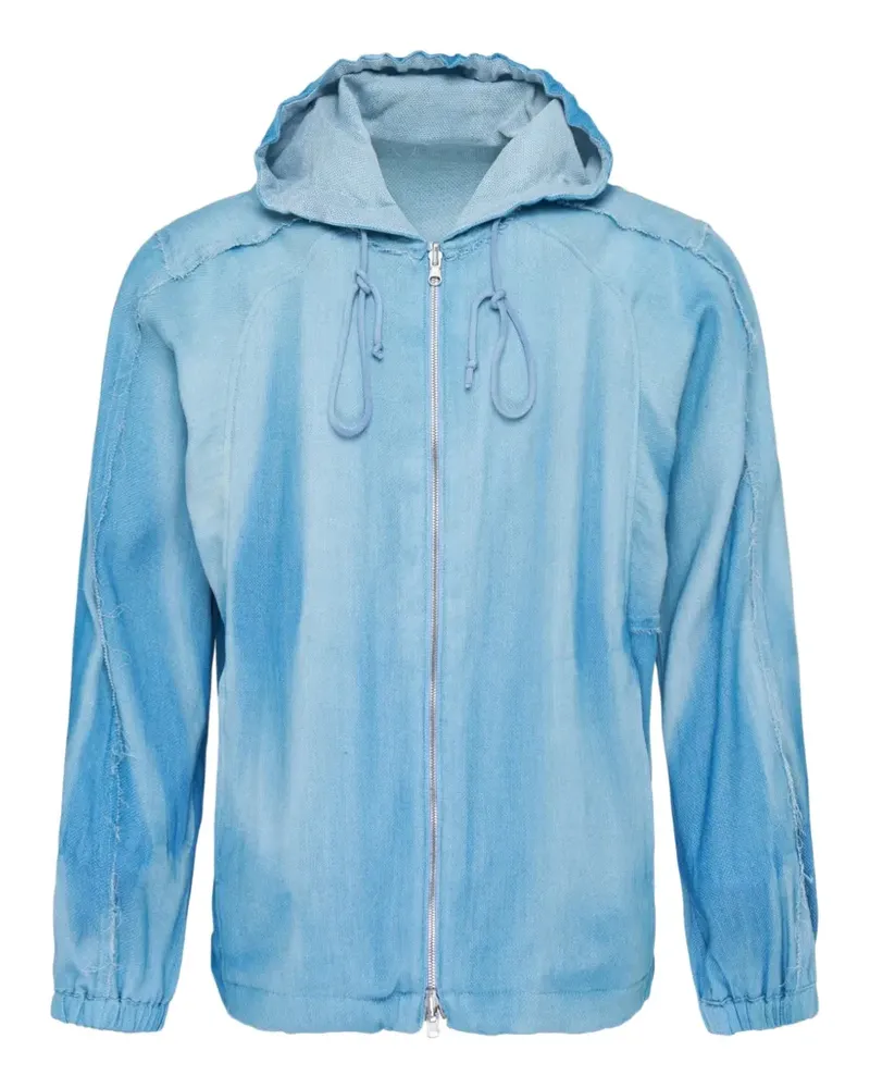 JiyongKim sun-bleached reversible jacket - Blau Blau