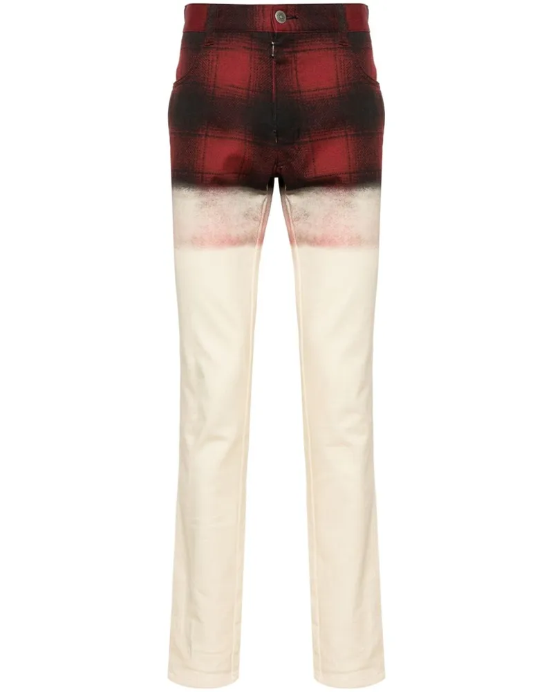 Maison Margiela Ausgeblichene Skinny-Jeans - Nude Nude