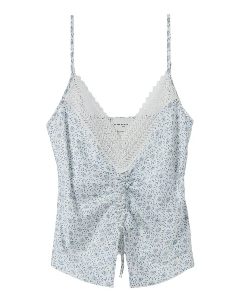 Claudie Pierlot lace floral top - Weiß Weiß
