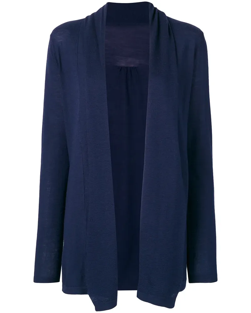 SottoMettimi Fein gestrickter Cardigan - Blau Blau