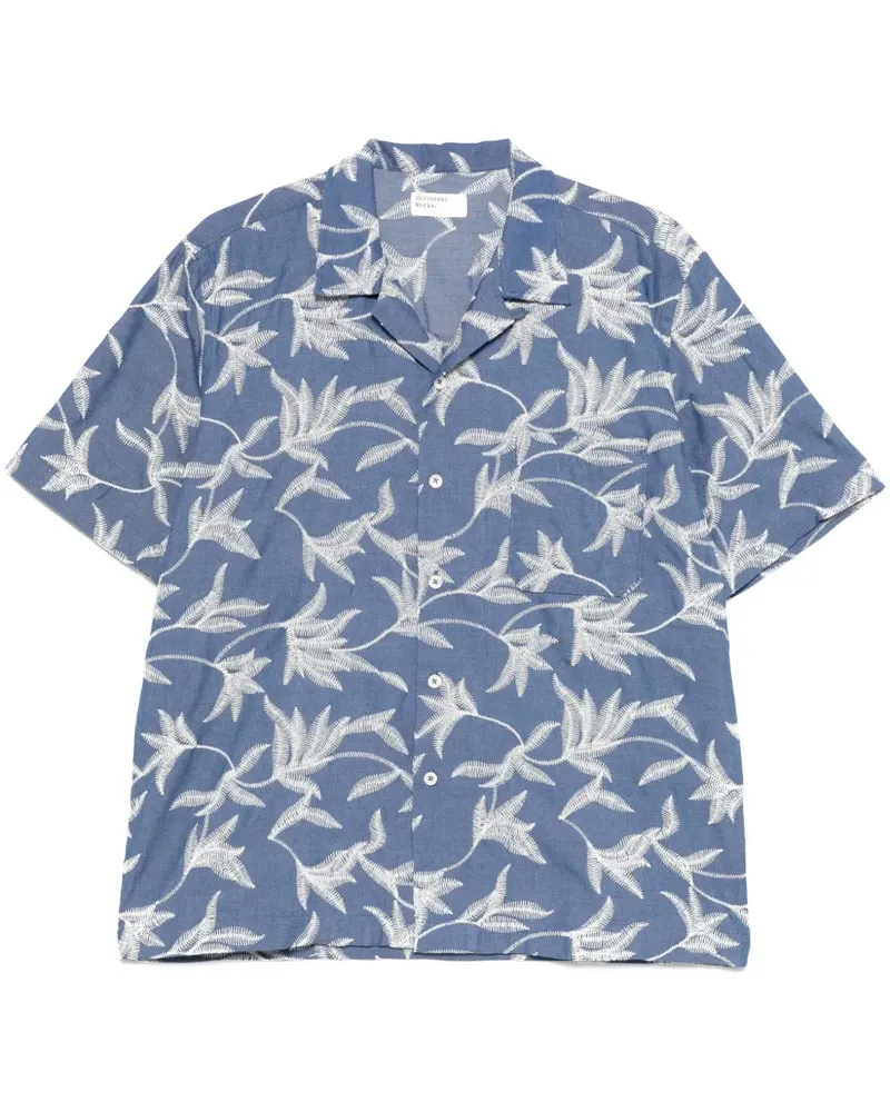 Universal Works Road Hemd - Blau Blau