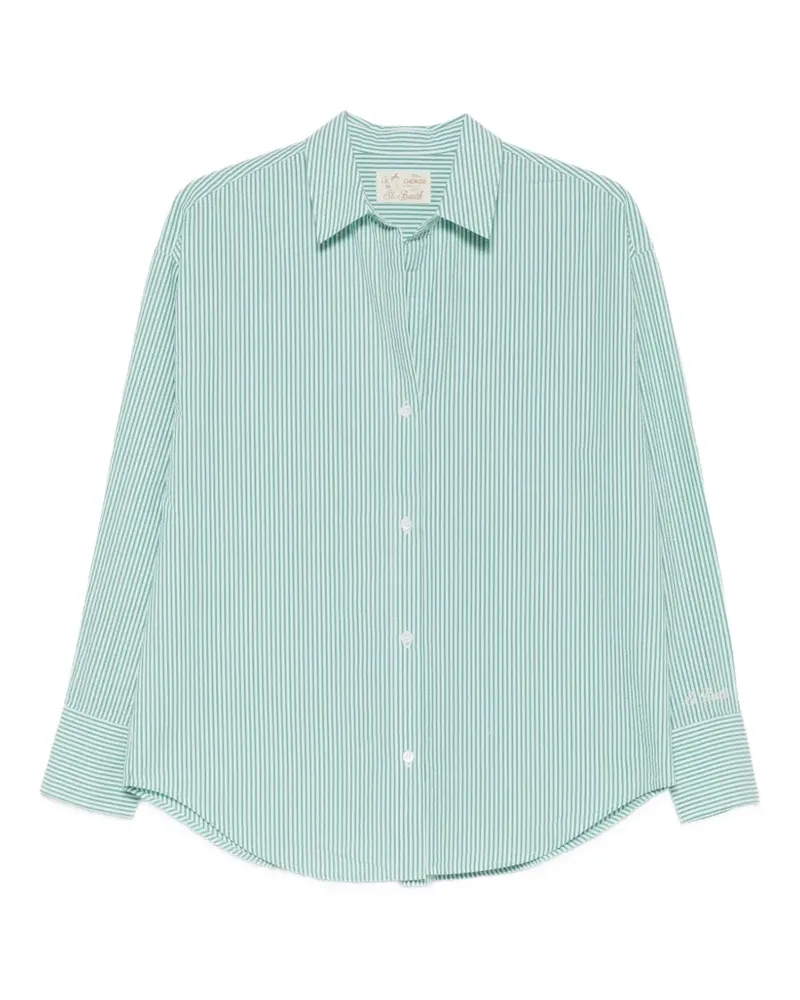 MC2 Saint Barth Cristal striped shirt - Grün Grün