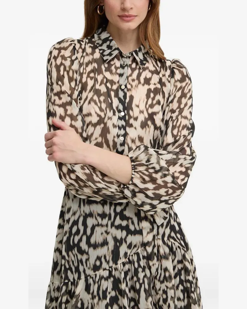 Morgan Minikleid mit Animal-Print - Nude Nude