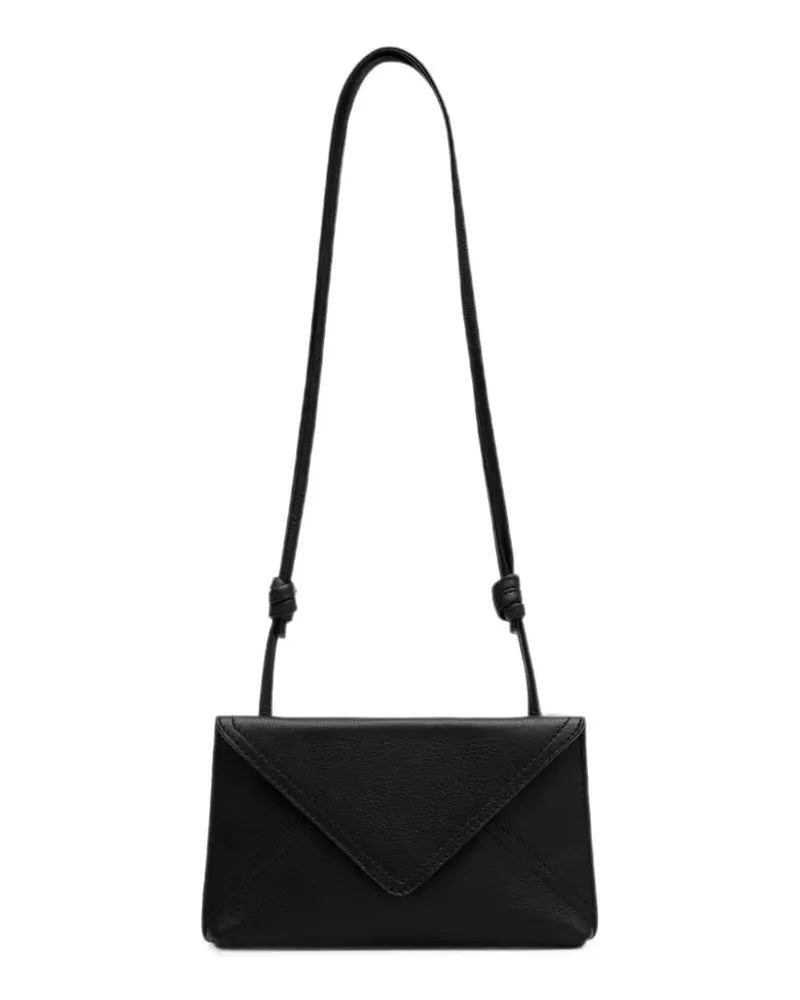 AMI Paris Etienne Handyhalter aus Taurillon-Leder - Schwarz Schwarz