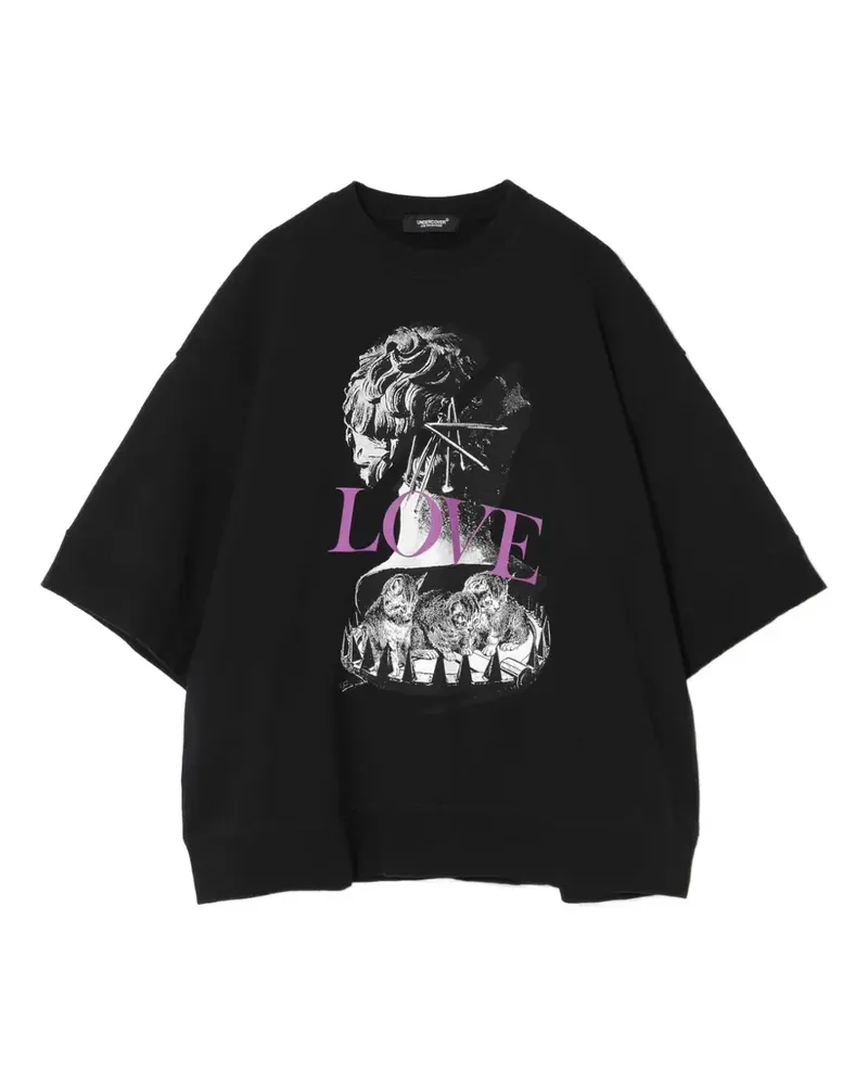 Undercover graphic-print sweater - Schwarz Schwarz