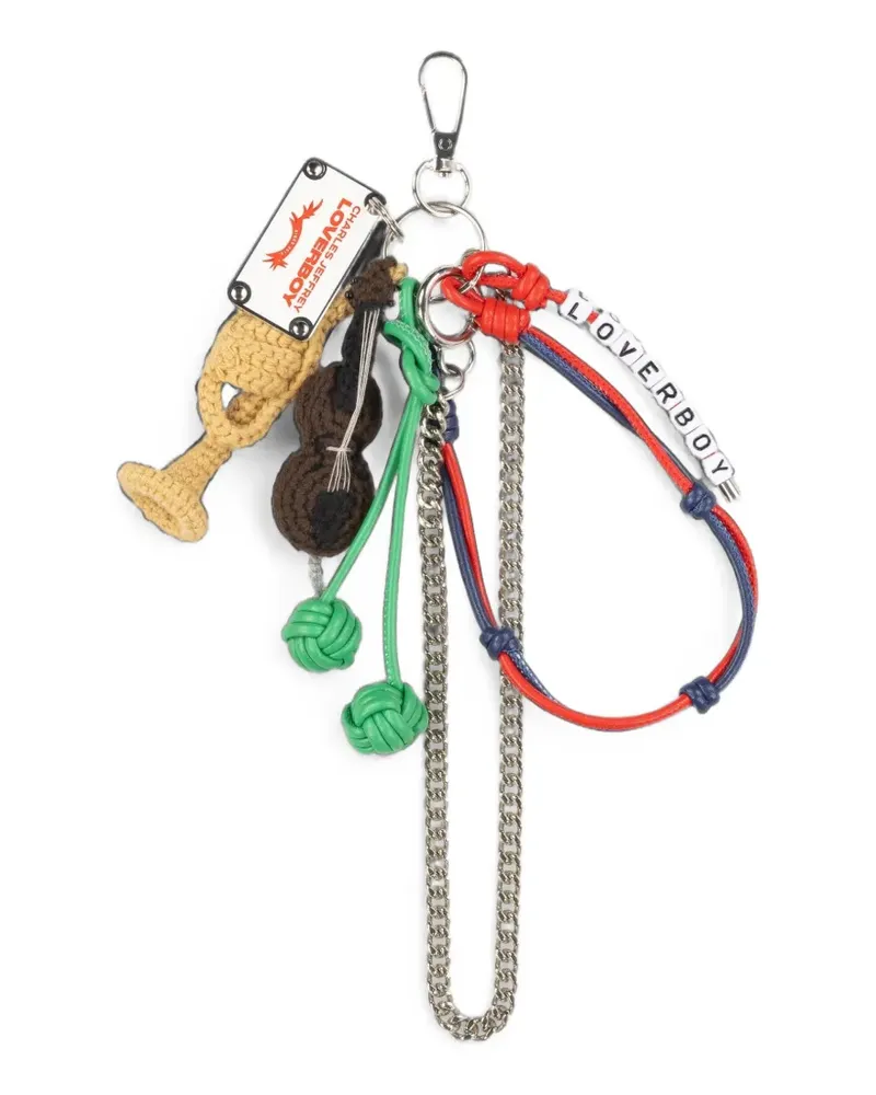 Charles Jeffrey Loverboy Gehäkelter Taschenanhänger - Grün Grün