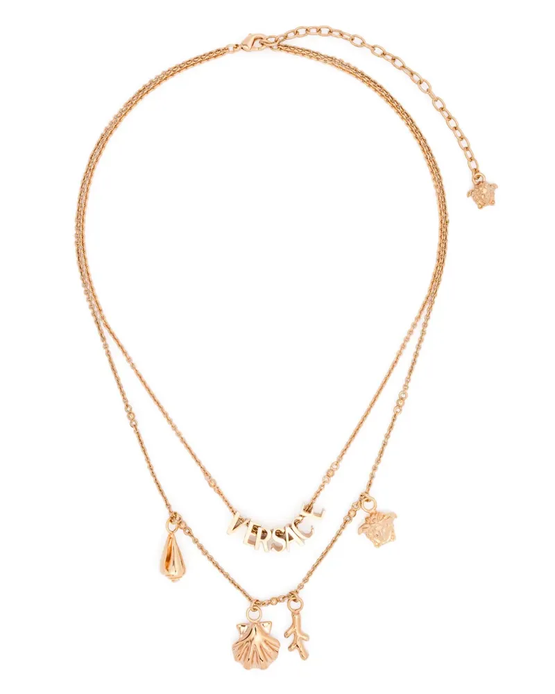 Versace Halskette mit Logo - Gold Gold