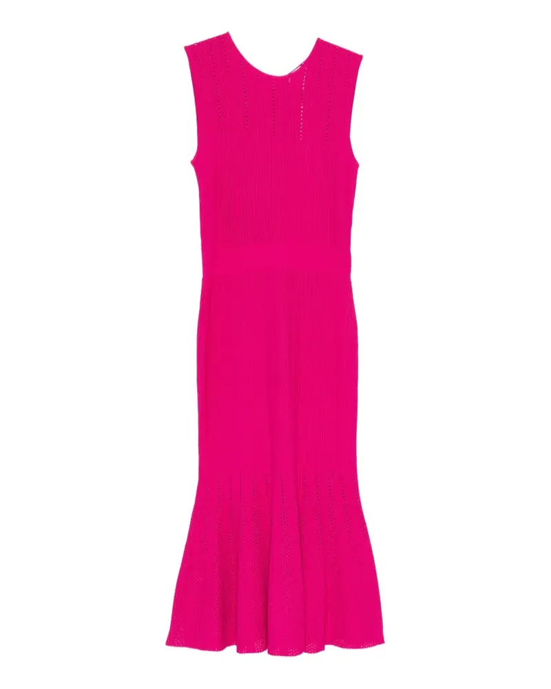 Hervé Léger Alice Midikleid aus Pointelle-Strick - Rosa Rosa