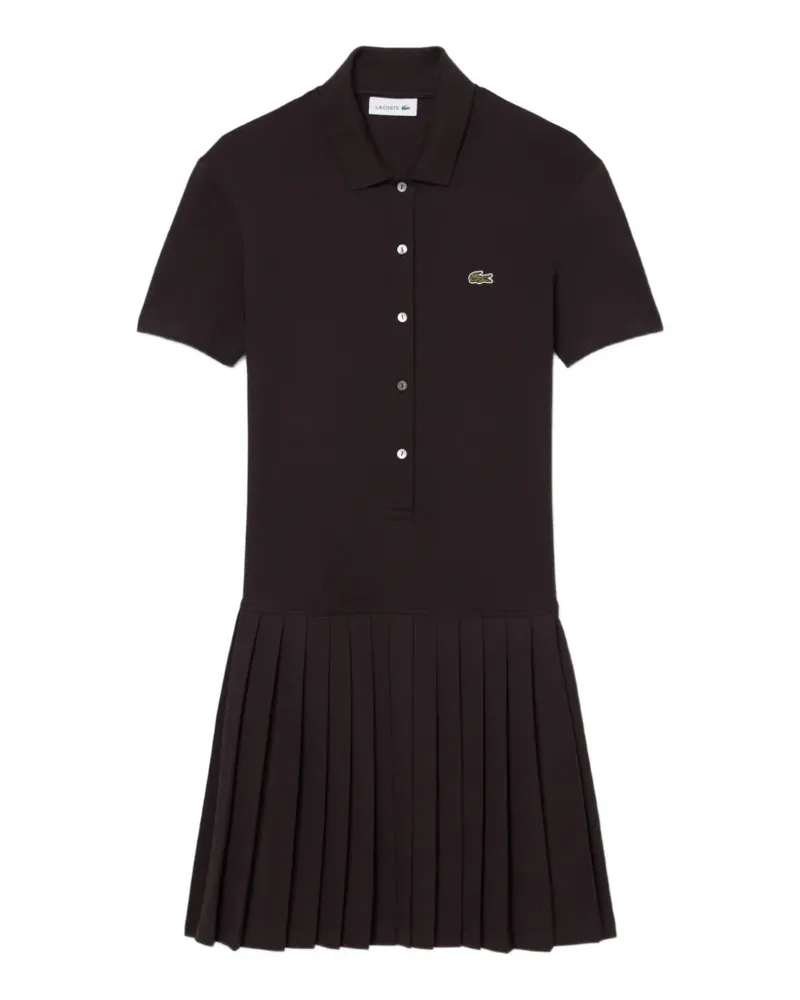 Lacoste Minikleid mit Falten - Braun Braun
