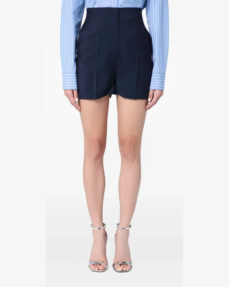 SPORTMAX Hoch sitzende Shorts - Blau Blau