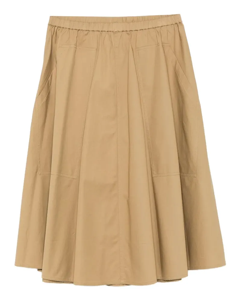 Vince Midirock mit elastischer Taille - Nude Nude