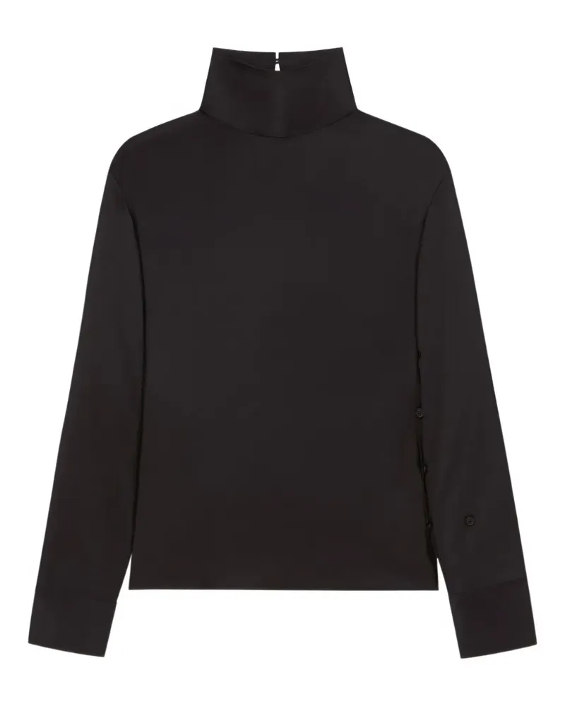 Courrèges Asymmetrisches Oberteil - Schwarz Schwarz