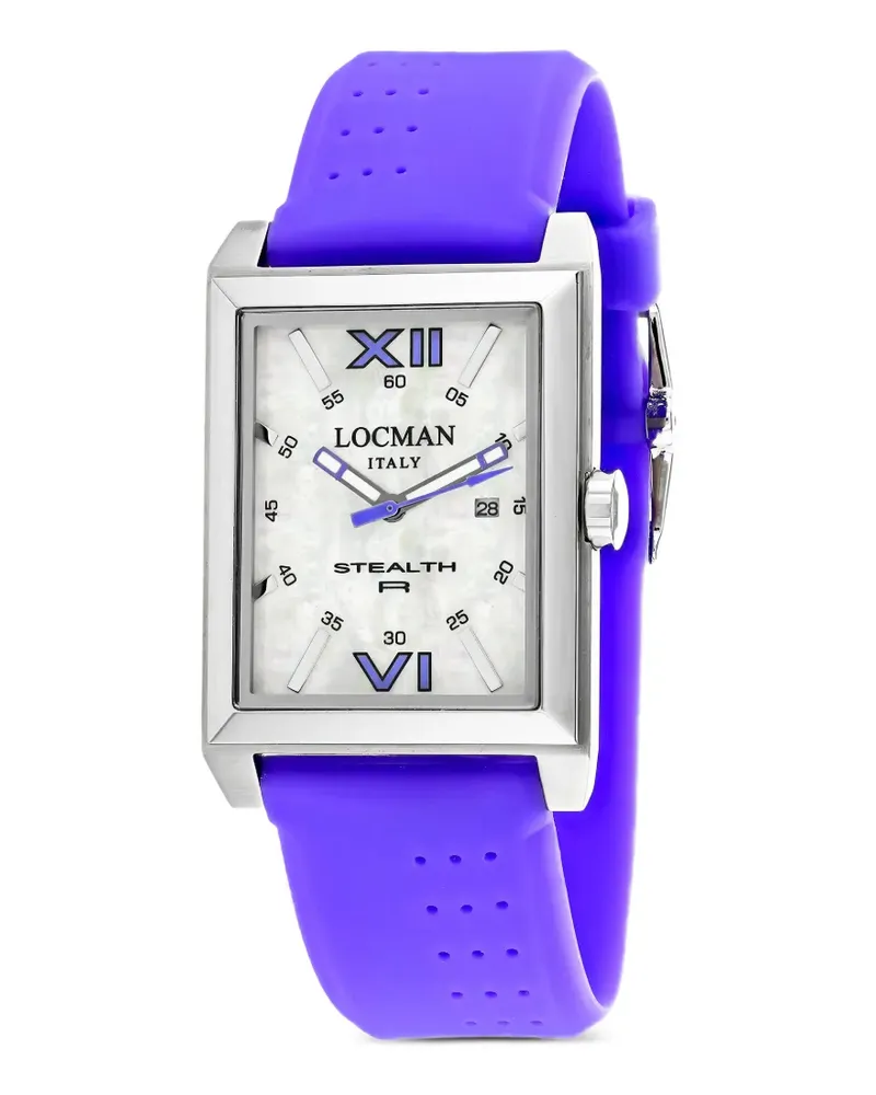 Locman Stealth R 44mm watch - Weiß Weiß