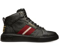 Meson High-Top-Sneakers mit Streifen - Schwarz