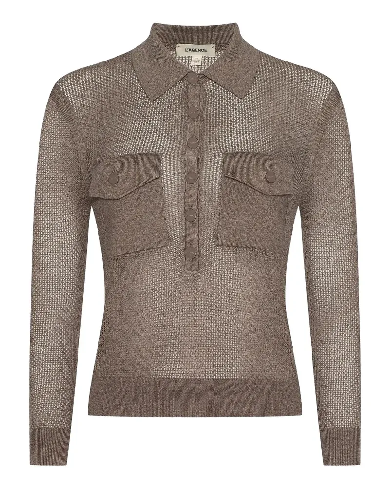 L'Agence Carine Poloshirt - Nude Nude