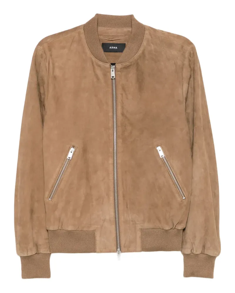 Arma suede bomber jacket - Braun Braun