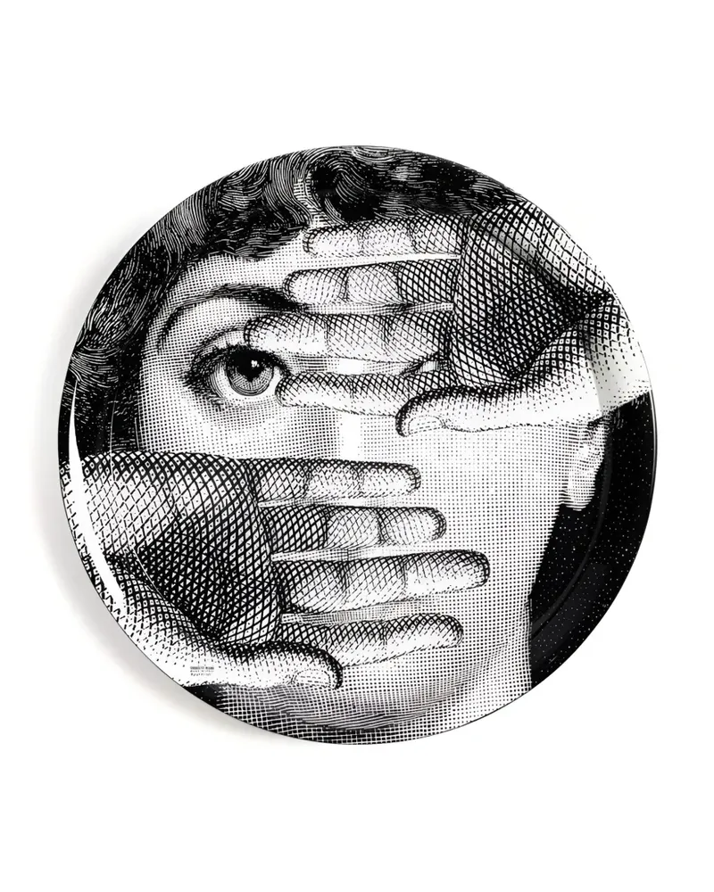 Fornasetti Tema e Variazioni Teller 26cm - Weiß Weiß