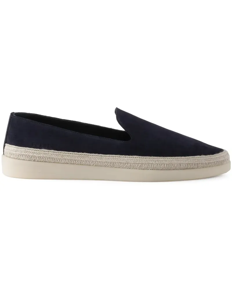 Prada Loafer aus Wildleder - Blau Blau