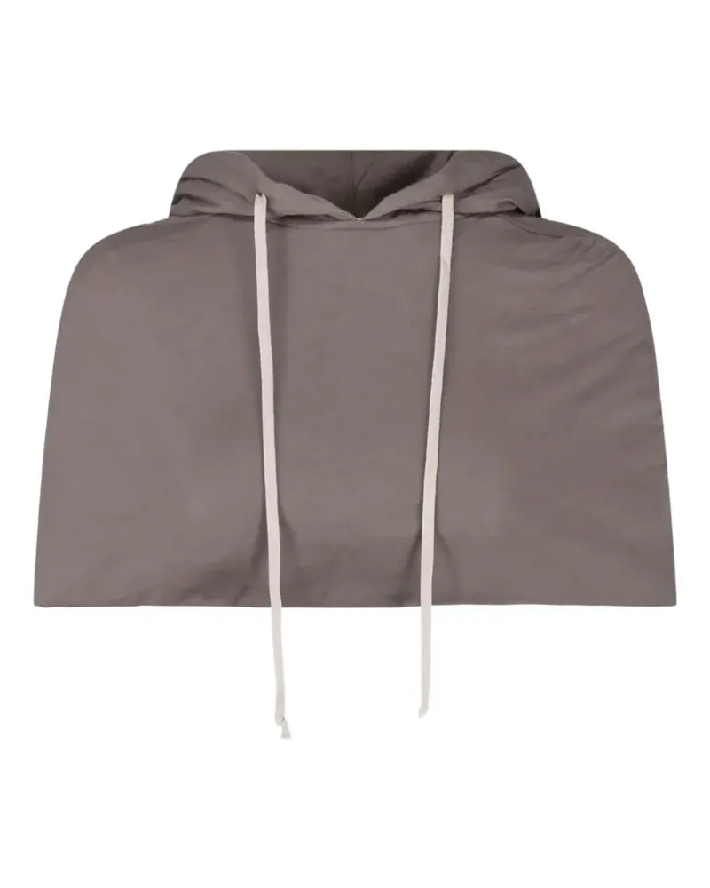 DRKSHDW by Rick Owens Cropped-Hoodie mit Kordelzug - Grau Grau