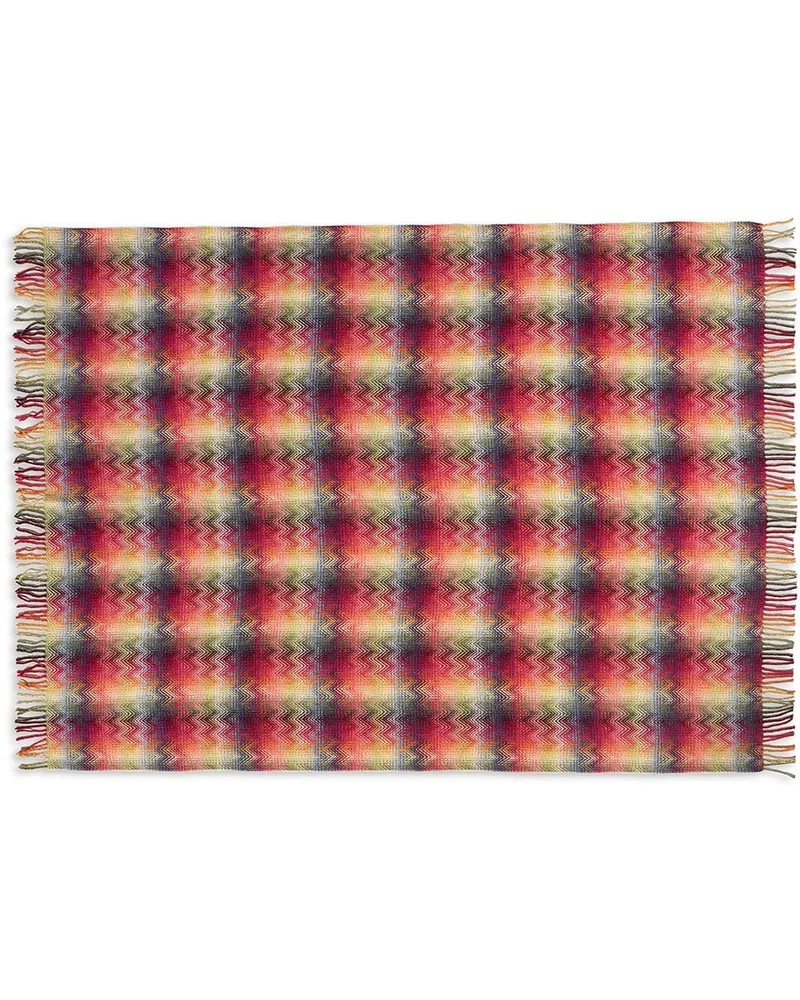 Missoni Home Montgomery Überwurf mit Zickzackmuster - Rot Rot