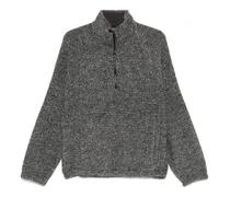 Pullover mit Reißverschluss - Grau
