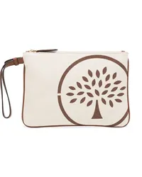 Mulberry Kosmetiktasche mit Blumen-Print Braun