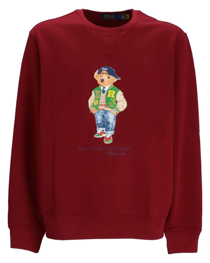 Ralph Lauren Sweatshirt mit Polo Bear-Print - Rot Rot