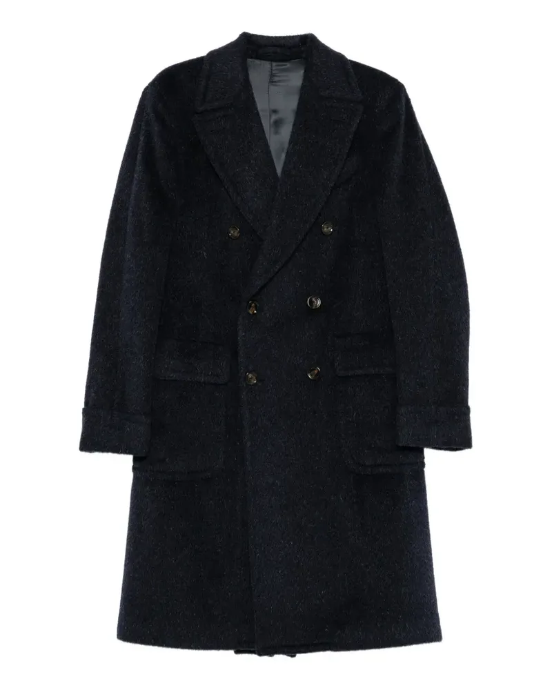 LARDINI double-breasted coat - Blau Blau