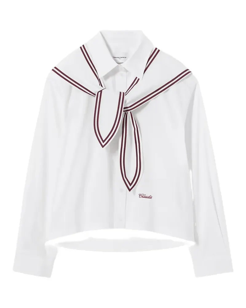 Claudie Pierlot Hemd aus Popeline - Braun Braun