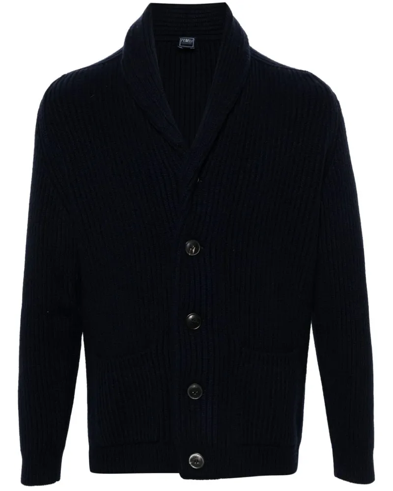 Fedeli Terminillo Cardigan - Blau Blau