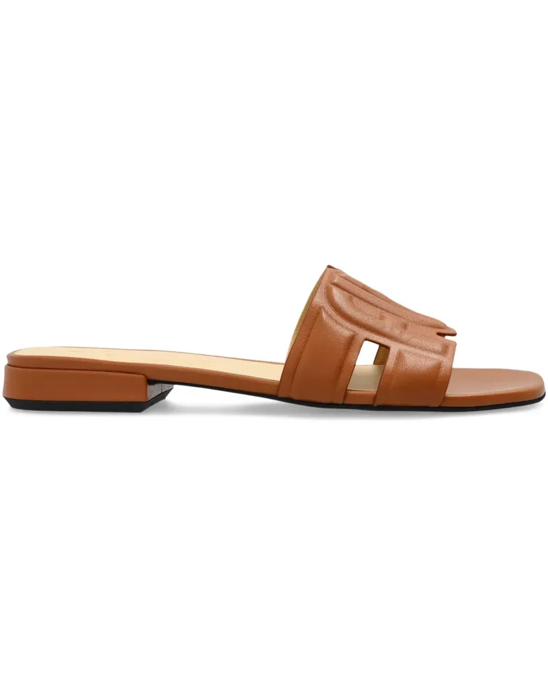 Furla Marshmallow Mules - Braun Braun