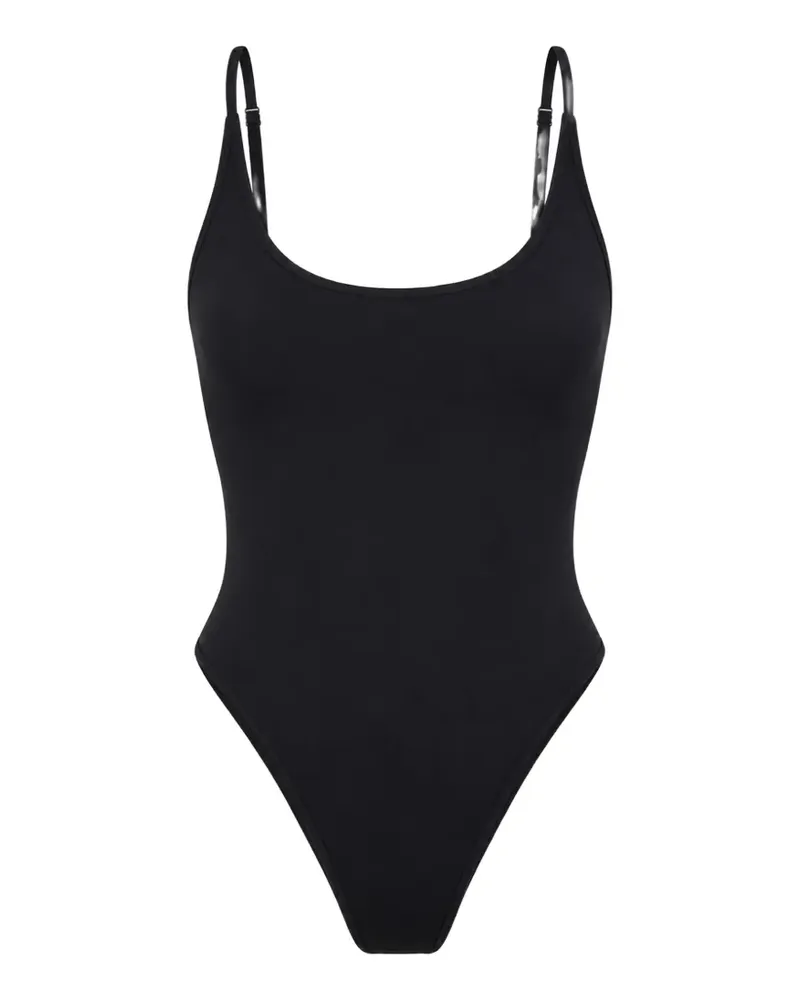 Hurley scoop-neck swimsuit - Schwarz Schwarz