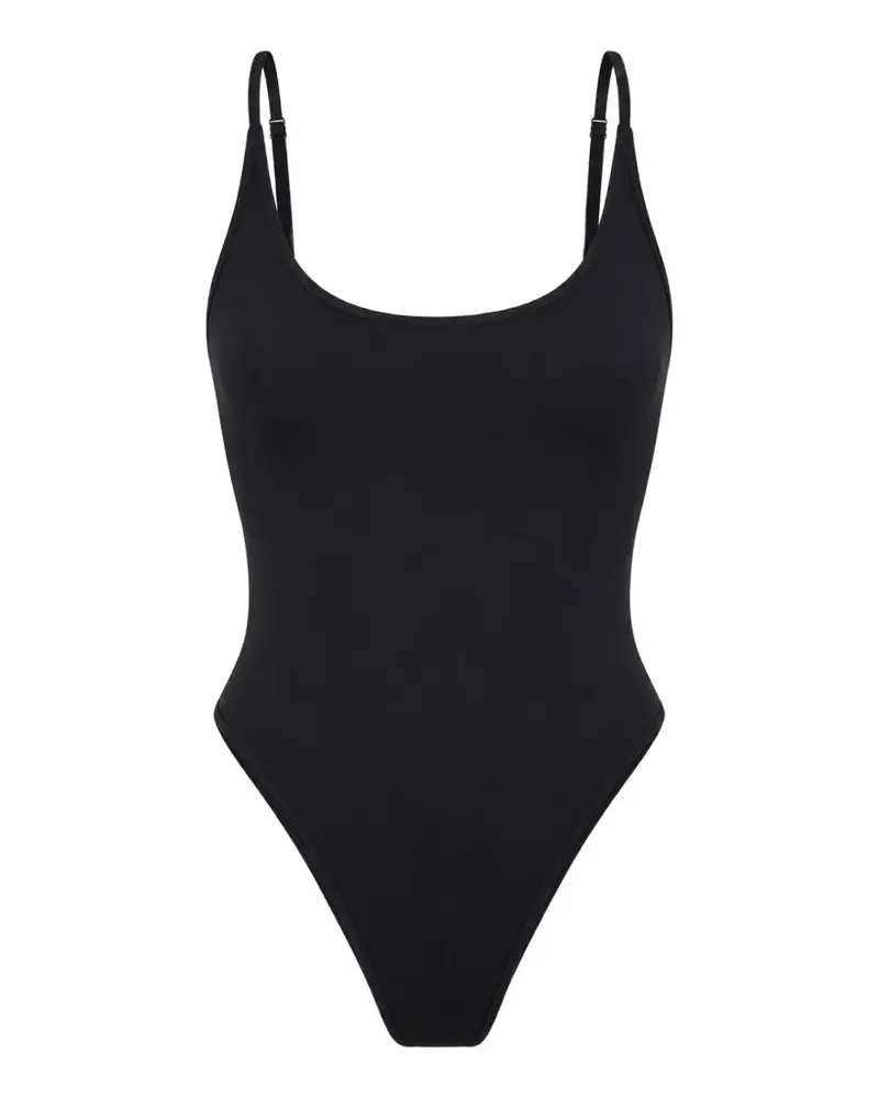 Hurley scoop-neck swimsuit - Schwarz Schwarz