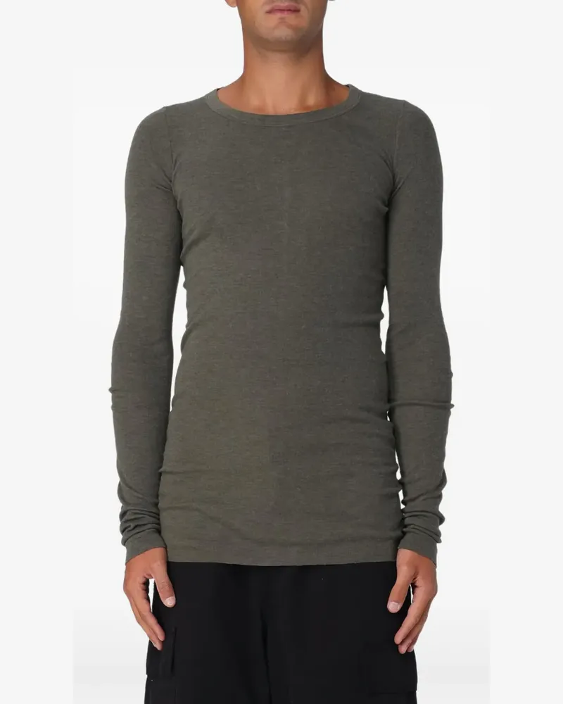 Rick Owens Klassisches Langarmshirt - Grün Grün