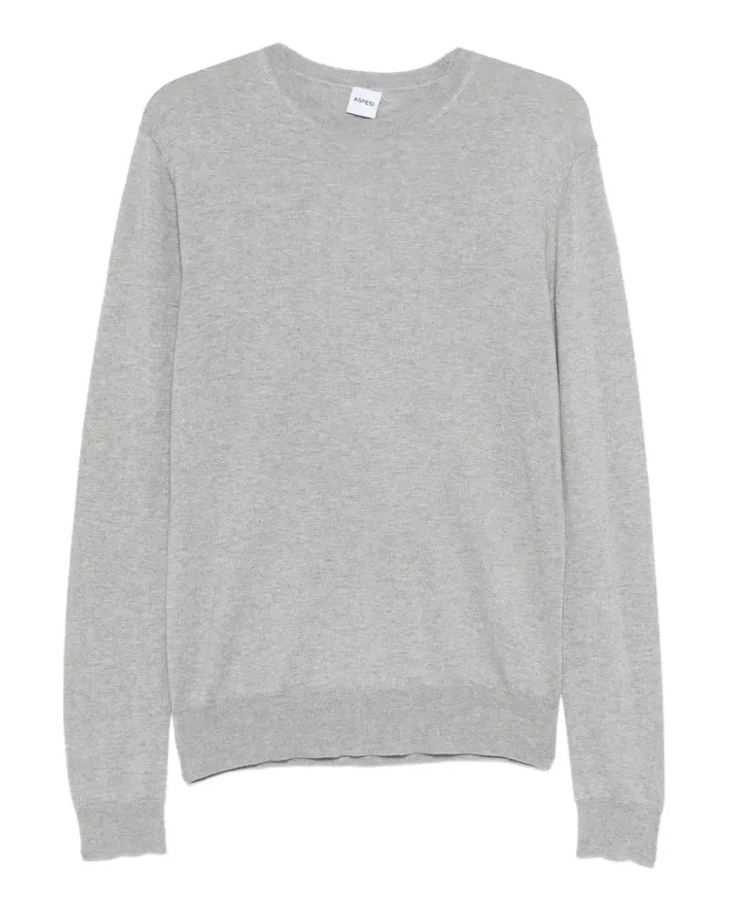 ASPESI Langärmeliger Pullover - Grau Grau
