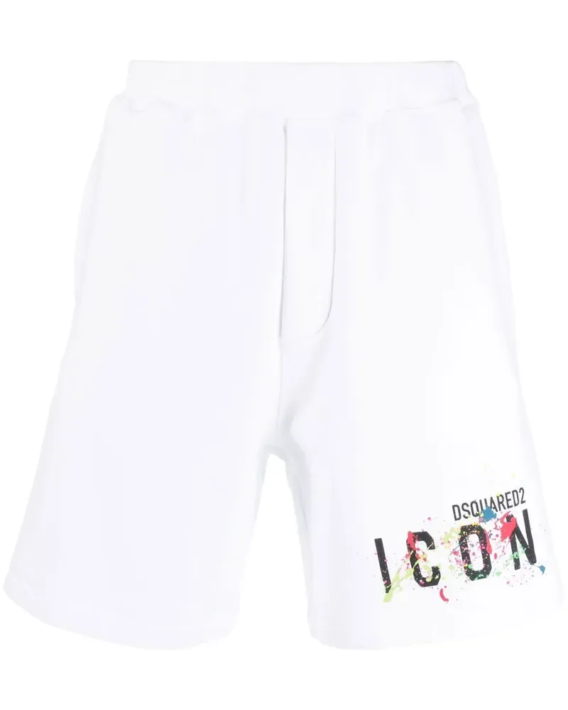 Dsquared2 Icon Joggingshorts - Weiß Weiß