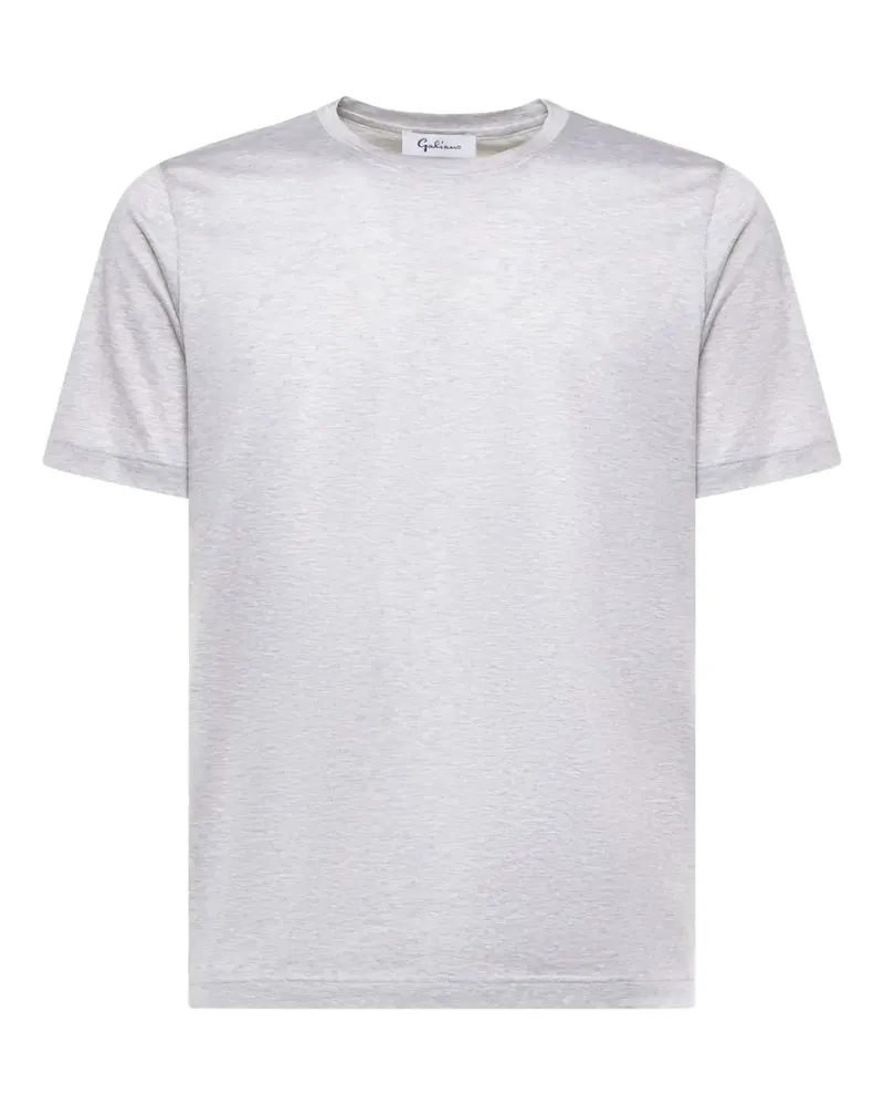 John Galliano T-Shirt mit Rundhalsausschnitt - Weiß Weiß