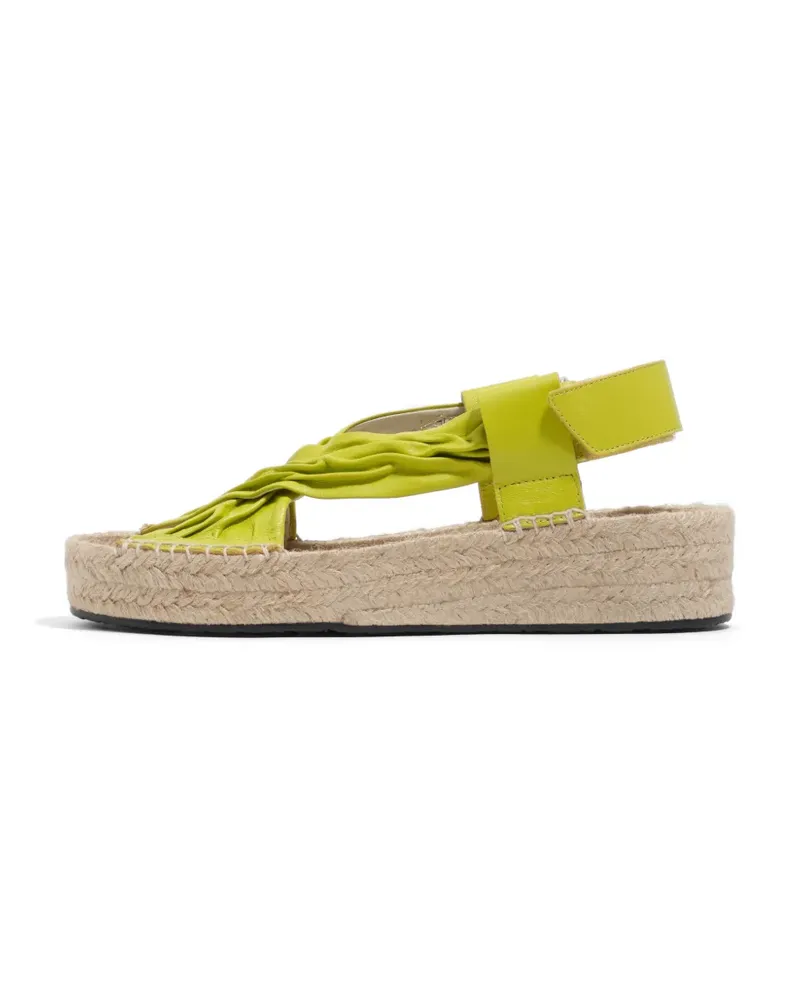 BIMBA Y LOLA ruched leather sandals - Grün Grün