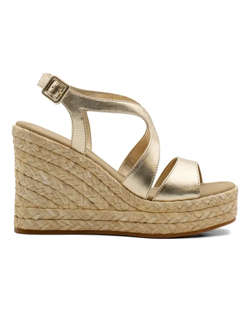 Paloma Barceló Fauna wedge sandals - Gold Gold